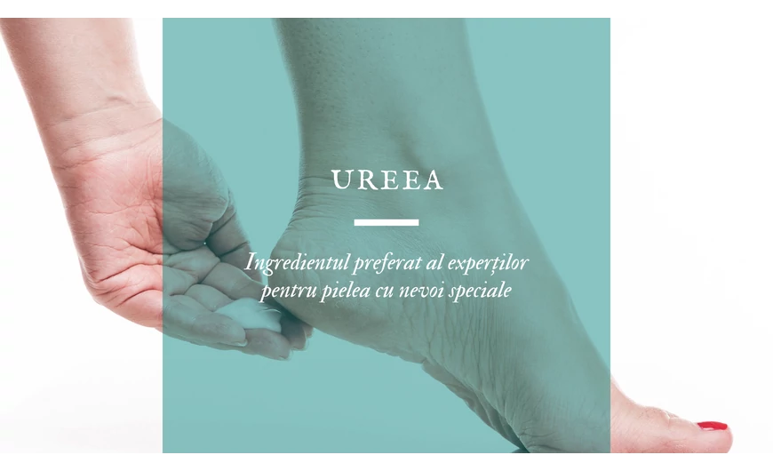 Ureea – ingredientul preferat al experților pentru pielea cu nevoi speciale